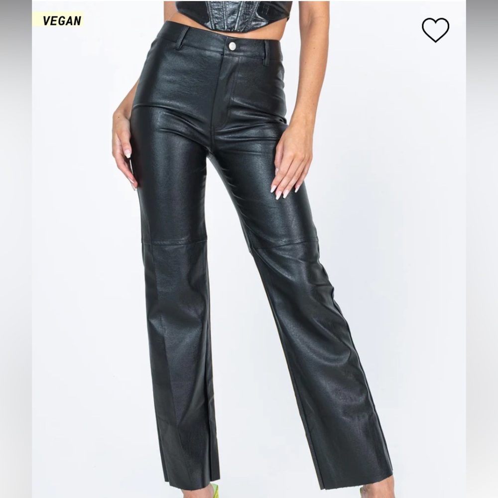 Princess Polly Macey Leather Pants